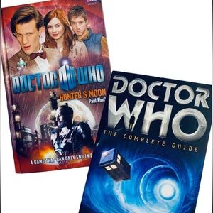Doctor Who Complete Guide & Doctor Who “Hunters Moon’ books.